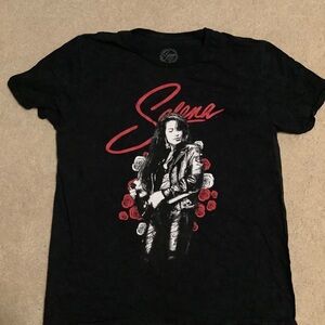 Selena 80s Mexican Singer Roses Graphic T Shirt L RIP Classic Large